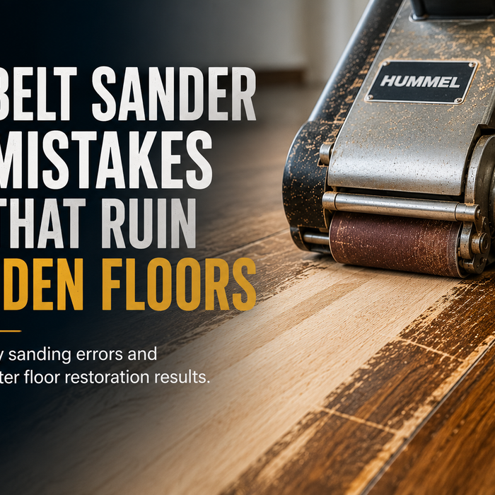 8 Belt Sander Mistakes That Ruin Wooden Floors