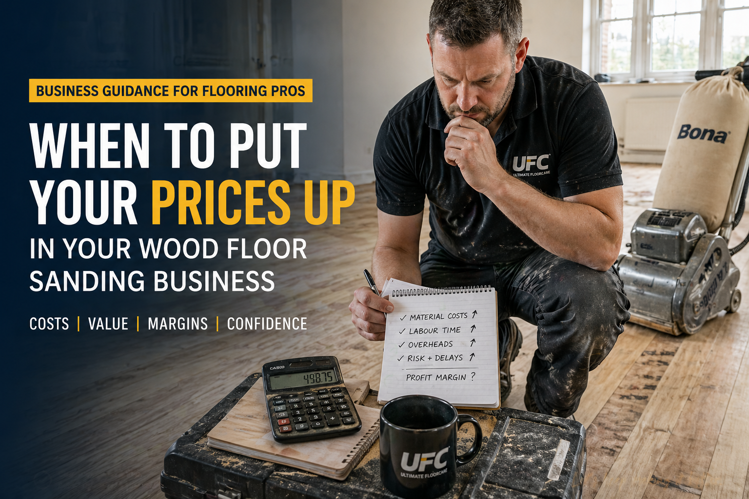 When to Put Your Prices Up in Your Wood Floor Sanding Business