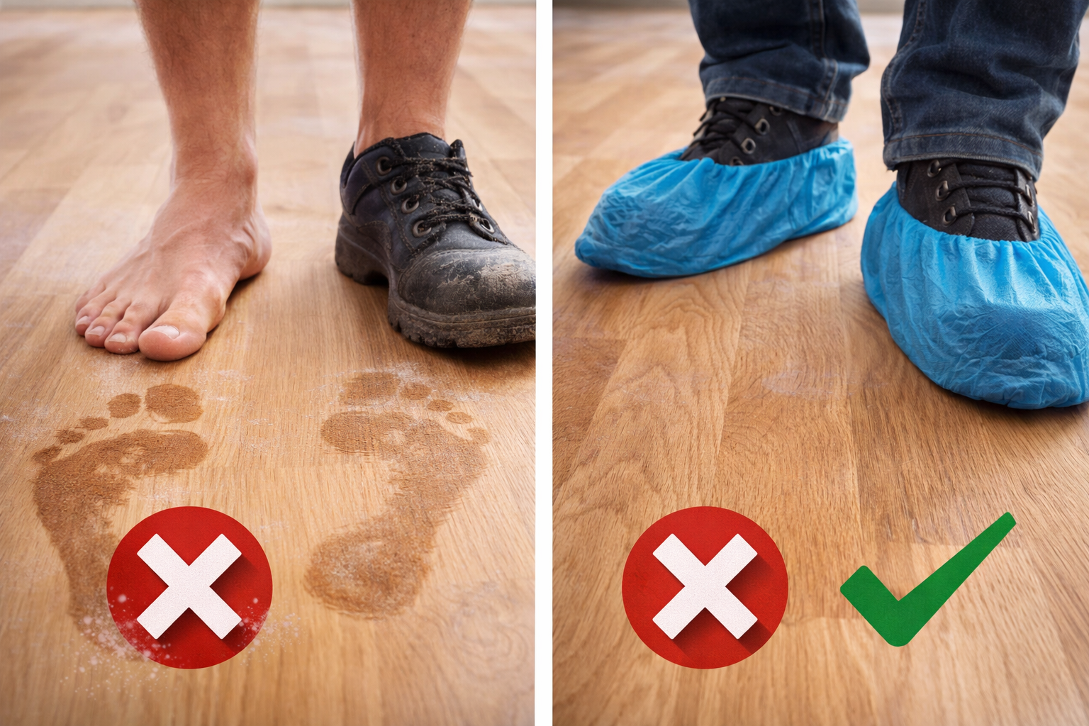 Overshoes and Final Sanding: The Step Most Contractors Skip