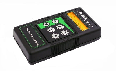 Non-Destructive Moisture Meter for Wood with attachment available for Pin-Type Resistance Probe Measurement. IndustryTimber, Wood Flooring, SurveyingMaterial: WoodFeatures: Read non-destructively 30mm deep in wood.Adjustment of specific gravity for wood species correction.Backlit display for easy viewing in low light conditions.Range of Plug in hand wood probes for invasive testing.Individual scales for precise readings in different wood species in pin-probe, resistance mode.Temperature ad...